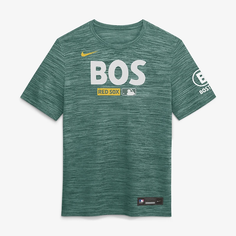 Men's Nike Green Boston Red Sox Authentic Collection City Connect Velocity Dri-FIT T-Shirt