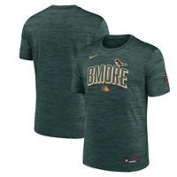 Men's Nike Green Baltimore Orioles 2026 City Connect Authentic Collection Velocity Dri-FIT T-Shirt