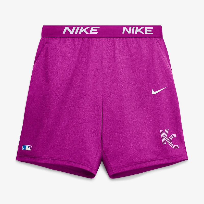 Men's Nike Purple Kansas City Royals 2026 City Connect Authentic Collection Dri-FIT Knit Shorts