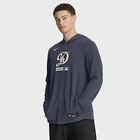 Men's Nike Navy Los Angeles Dodgers City Connect Dri-FIT Long Sleeve Hooded T-Shirt