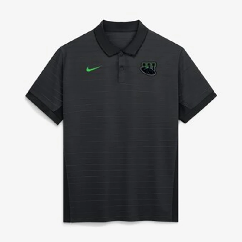 Men's Nike Black/Anthracite Tampa Bay Rays Authentic Collection City Connect Striped Victory Dri-FIT Polo