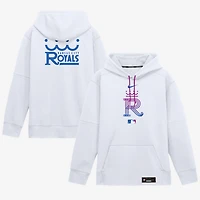 Men's Nike White Kansas City Royals 2026 City Connect Authentic Collection Therma-FIT Hoodie