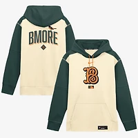 Men's Nike Cream Baltimore Orioles 2026 City Connect Authentic Collection Therma-FIT Hoodie