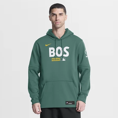 Men's Nike Green Boston Red Sox Authentic Collection City Connect Therma-FIT Hoodie