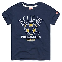 Youth Homage  Navy LA Galaxy MLS x Ted Lasso Believe Graphic Tri-Blend T-Shirt