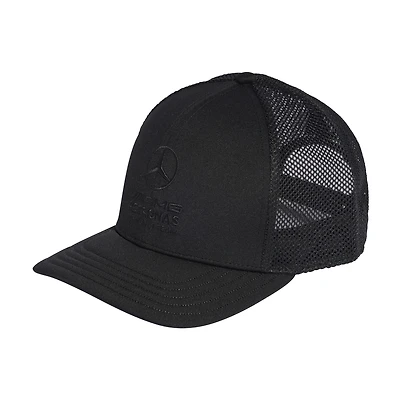 Women's adidas Black Mercedes-AMG Petronas F1 Team Night Trucker Adjustable Hat