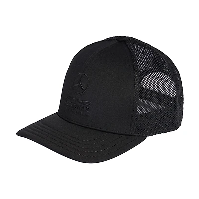 Men's adidas Black Mercedes-AMG Petronas F1 Team Night Trucker Adjustable Hat