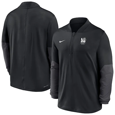 Men's Nike Black LA28 Summer Olympics Dri-FIT Half-Zip Pullover