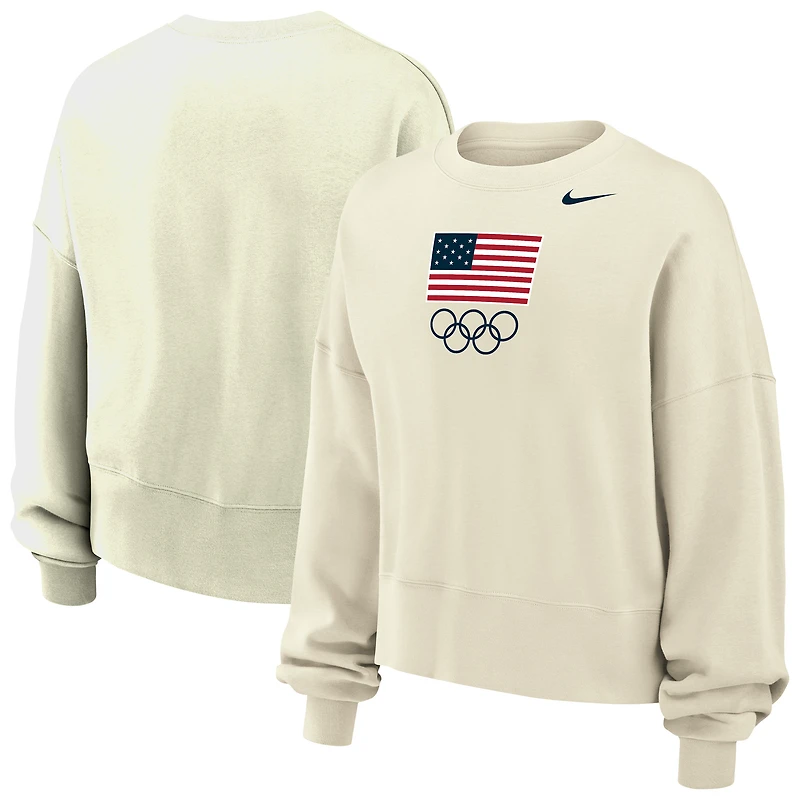 Women's Nike Team USA Phoenix Pullover Sweatshirt