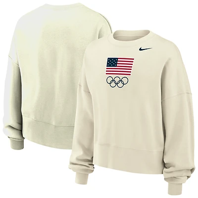 Women's Nike Team USA Phoenix Pullover Sweatshirt