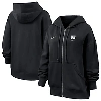 Women's Nike Black LA28 Summer Olympics Phoenix Fleece Full-Zip Hoodie