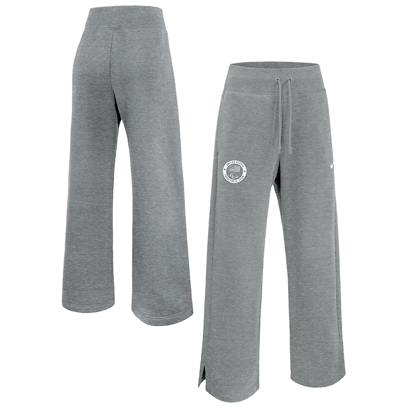 Women's Nike Heather Gray U.S. Paralympics Phoenix Fleece Sweatpants