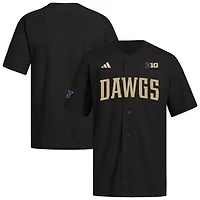 Men's adidas  Black Washington Huskies  Replica Baseball Jersey