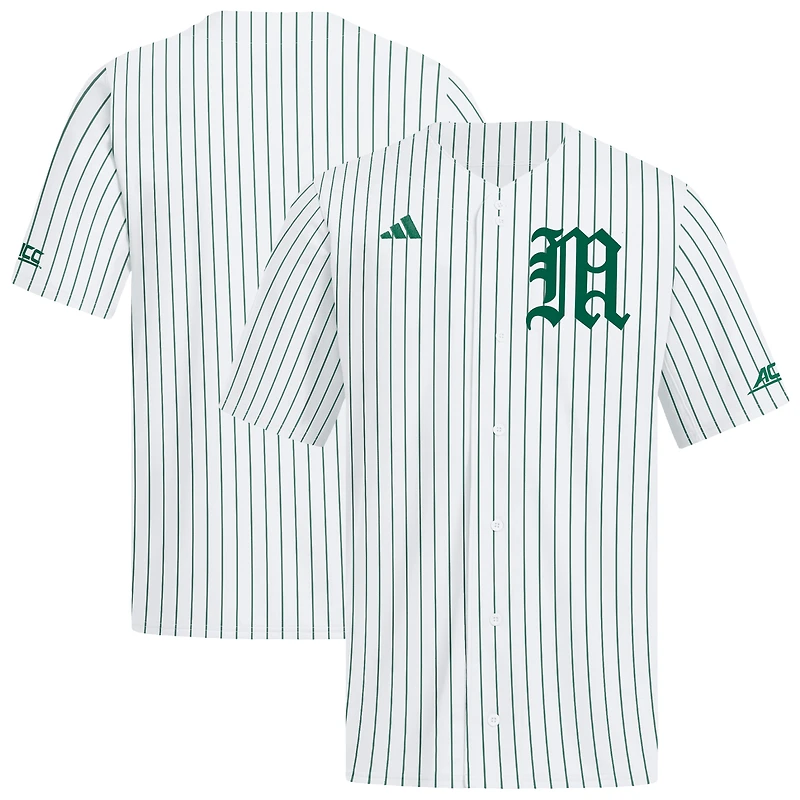 Men's adidas  White Miami Hurricanes Home Replica Baseball Jersey