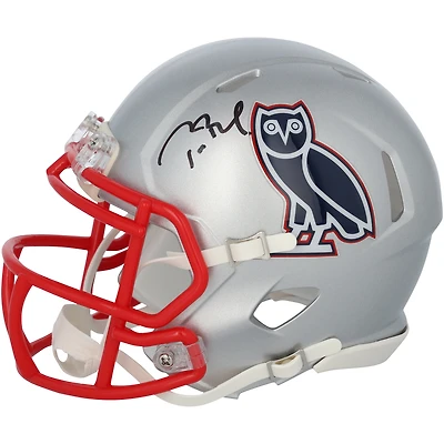 Tom Brady New England Patriots Autographed Riddell OVO Speed Mini Helmet