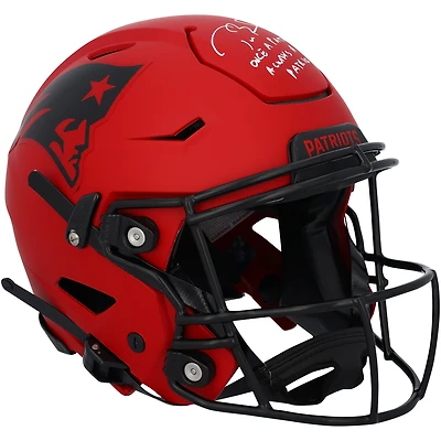 Tom Brady New England Patriots Autographed Riddell Rave Speed Flex Authentic Helmet with "Once a Patriot Always a Patriot" Inscription - Limited Edition of 5