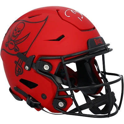 Tom Brady Tampa Bay Buccaneers Autographed Riddell Rave Speed Flex Authentic Helmet