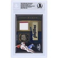 Mike Schmidt Philadelphia Phillies Autographed 2005 Donruss Timeless Treasures Award Materials 1981 GU Dual Color Relic #AM-12 #/81 Beckett Fanatics Witnessed Authenticated 10 Card