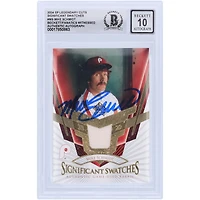 Mike Schmidt Philadelphia Phillies Autographed 2004 Upper Deck Legendary Cuts Significant Swatches GU Relic #SS-MS Beckett Fanatics Witnessed Authenticated 10 Card