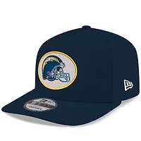 Men's New Era Navy Los Angeles Chargers Super Chargers A-Frame 9FIFTY Pre-Curved Snapback Hat