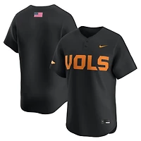 Men's Nike Black Tennessee Volunteers Alternate Limited Baseball Jersey