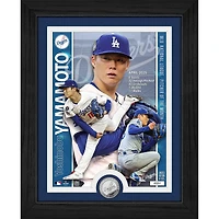 Highland Mint Yoshinobu Yamamoto Los Angeles Dodgers 13" x 16" Artist Proof Silver Coin Photo Mint