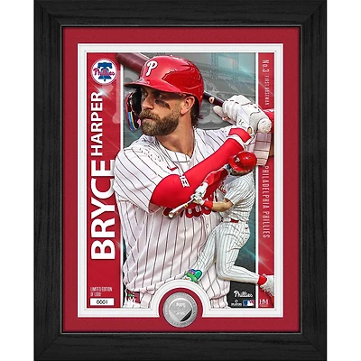 Highland Mint Bryce Harper Philadelphia Phillies 13" x 16" Artist Proof Silver Coin Photo Mint