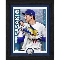 Highland Mint Roki Sasaki Los Angeles Dodgers 13" x 16" Artist Proof Silver Coin Photo Mint