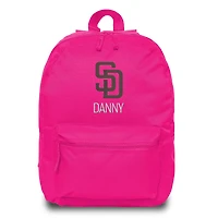 Youth Chad & Jake Pink San Diego Padres Personalized Backpack