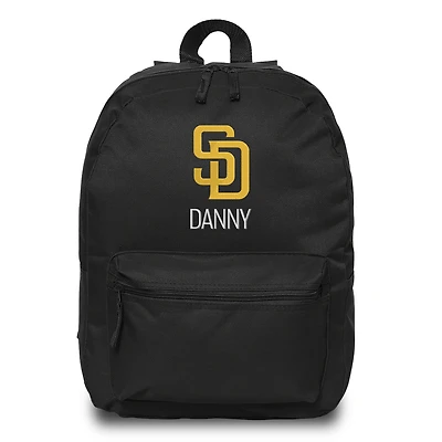 Youth Chad & Jake Black San Diego Padres Personalized Backpack