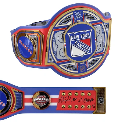 Mike Richter New York Rangers Autographed WWE Legacy Title Belt with "1994 S.C. Champs!" Inscription - Limited Edition #5/5