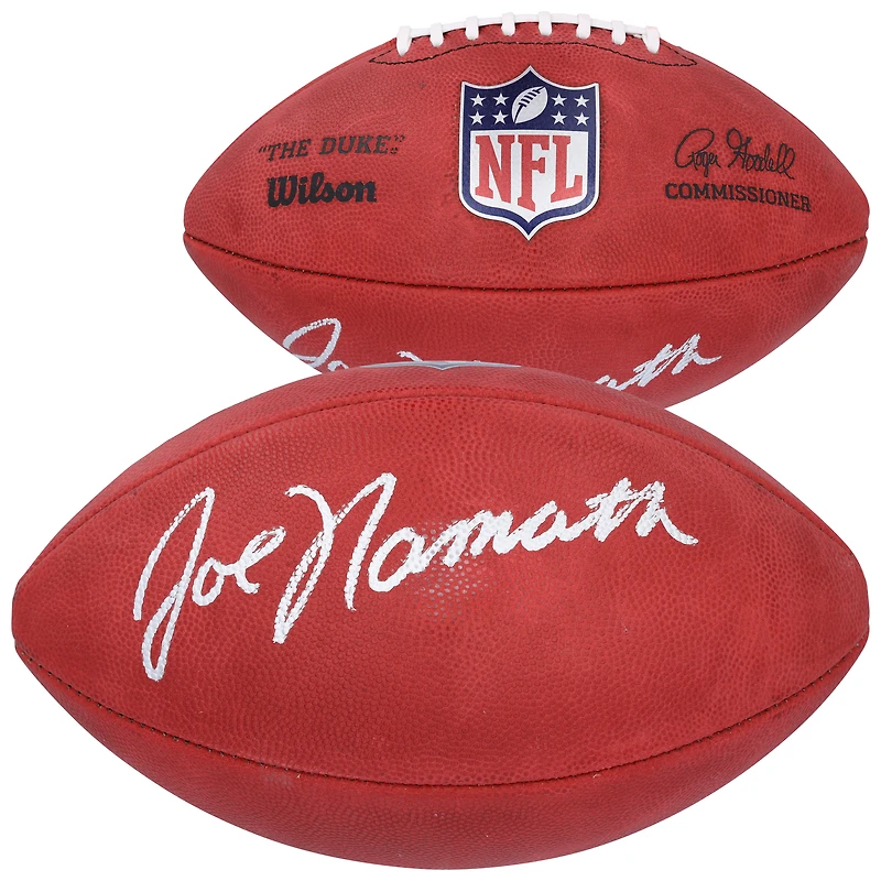 Joe Namath New York Jets Autographed Wilson Duke Full Color Football