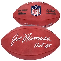 Joe Namath New York Jets Autographed Wilson Duke Full Color Football with "HOF 85" Inscription