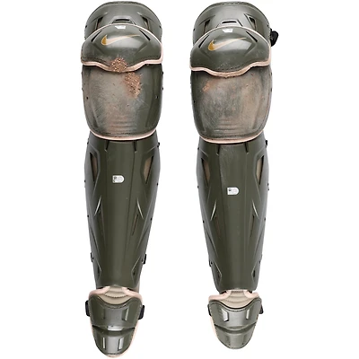 J.T. Realmuto Philadelphia Phillies Game-Used Green Nike Shin Guards vs. Washington Nationals on May 18, 2024