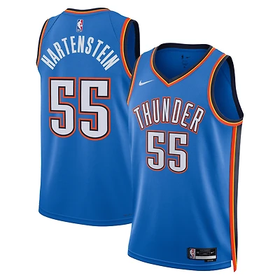 Unisex Nike Isaiah Hartenstein Blue Oklahoma City Thunder Swingman Jersey - Icon Edition