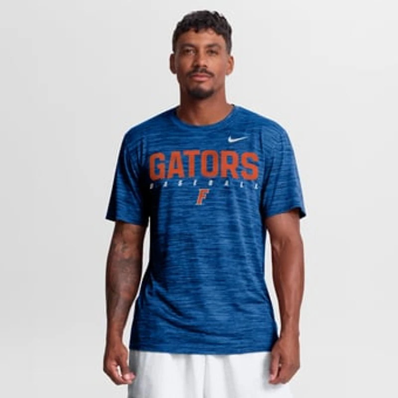 Men's Nike Royal Florida Gators Dugout Velocity Dri-FIT T-Shirt