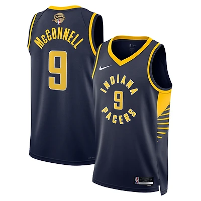 Unisex Nike T.J. McConnell Navy Indiana Pacers 2025 NBA Finals Swingman Jersey - Icon Edition
