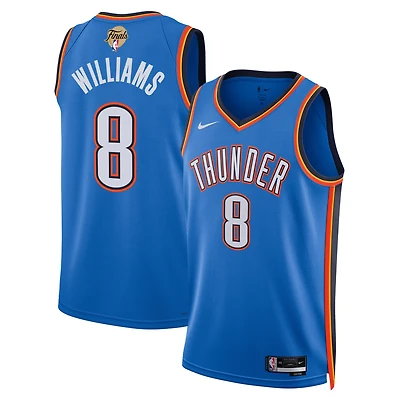 Unisex Nike Jalen Williams Blue Oklahoma City Thunder 2025 NBA Finals Swingman Jersey - Icon Edition