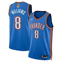 Unisex Nike Jalen Williams Blue Oklahoma City Thunder 2025 NBA Finals Swingman Jersey - Icon Edition