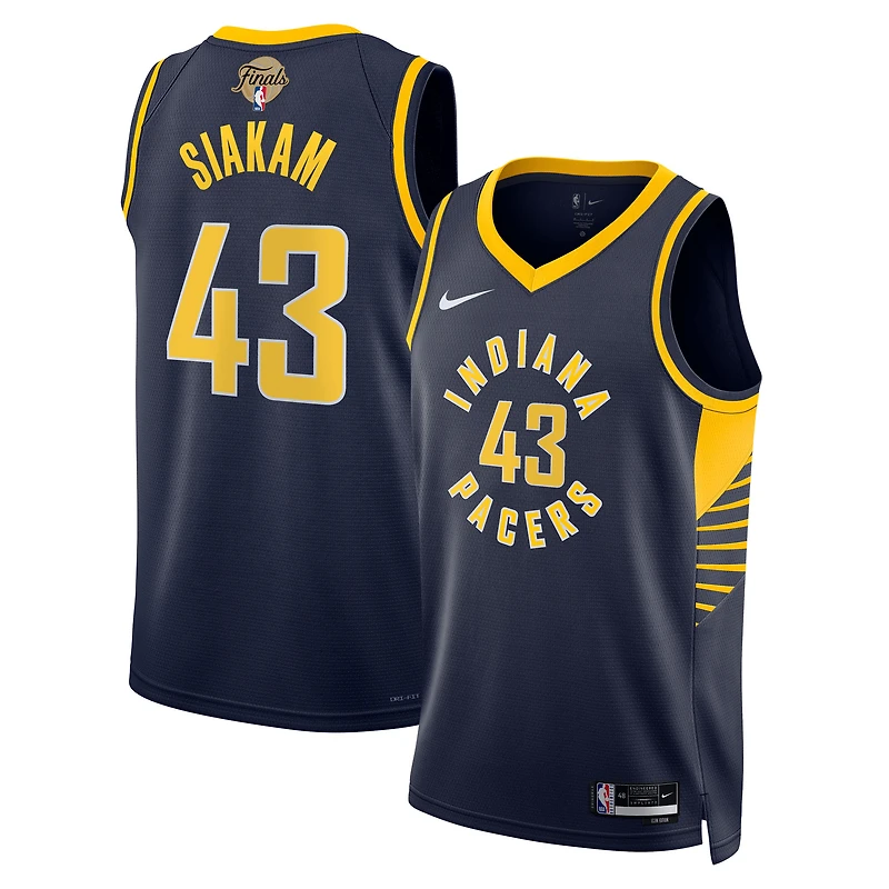 Unisex Nike Pascal Siakam Navy Indiana Pacers 2025 NBA Finals Swingman Jersey - Icon Edition