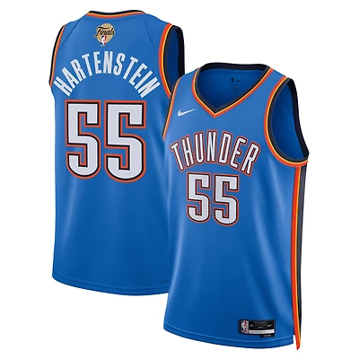 Unisex Nike Isaiah Hartenstein Blue Oklahoma City Thunder 2025 NBA Finals Swingman Jersey - Icon Edition