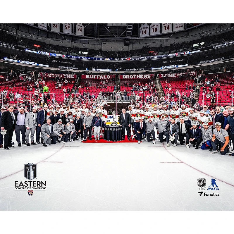Florida Panthers Unsigned 2025 Eastern Conference Champions Photograph