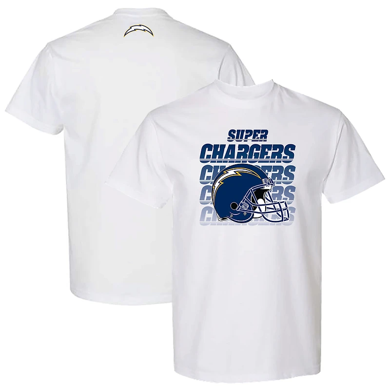 Unisex The Wild Collective Los Angeles Chargers Super Scoop Neck T-Shirt