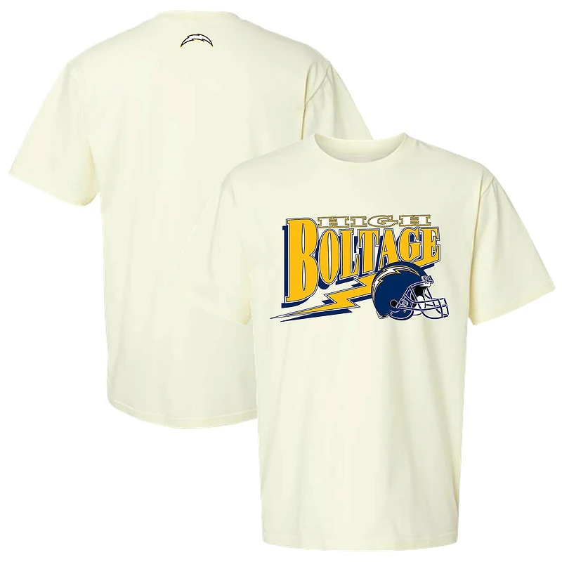 Unisex The Wild Collective Los Angeles Chargers Super Scoop Neck T-Shirt