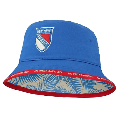 Men's Fanatics Blue New York Rangers 2026 NHL Winter Classic Novelty Bucket Hat