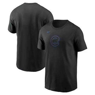Men's Nike Black Chicago Cubs Color Pop T-Shirt