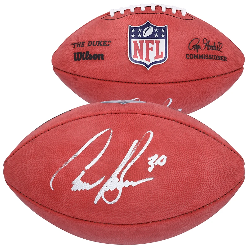 Chase Brown Cincinnati Bengals Autographed Wilson Duke Full Color Football