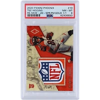 Tee Higgins Cincinnati Bengals 2020 Panini Phoenix NFL Shield Relic #10 #1/1 PSA Authenticated 8 Rookie Card
