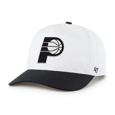 Men's '47 Indiana Pacers Black & White Hitch Adjustable Hat