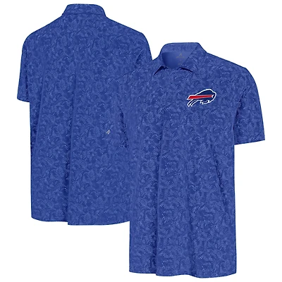 Men's Antigua Royal Buffalo Bills Lush Polo